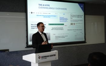 美最时受邀在德国商会营销与传播论坛发表演讲，分享消费品牌AI实践